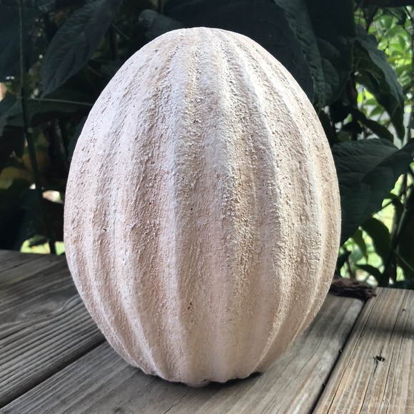 Pottery Barn Country Chic Rustic Weathered Small Size Handcrafted Easter Egg 🐰 - Picture 13 of 16